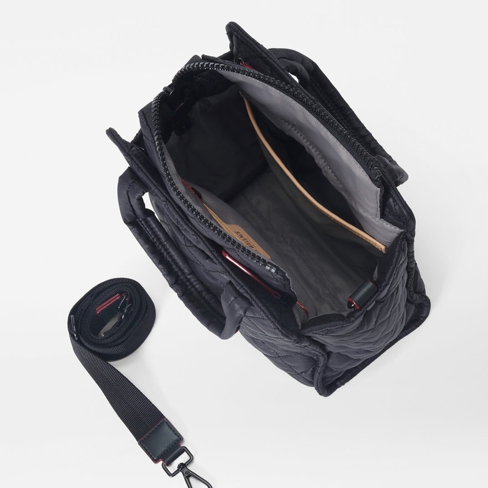 MZ Wallace Black Mini Box Tote/crossbody bag - Picture 3 of 14